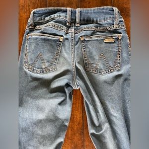 Woman’s retro wranglers